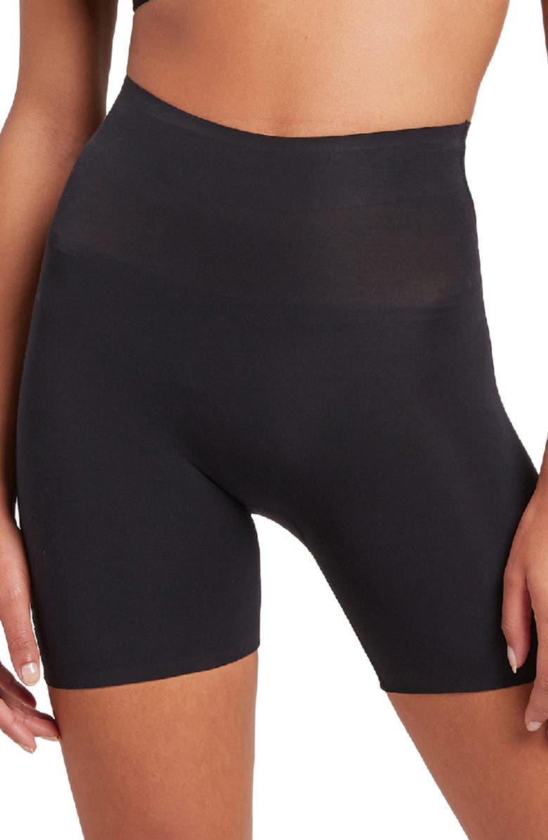 Wolford Cotton Contour Control Shaping Shorts, Main, color,