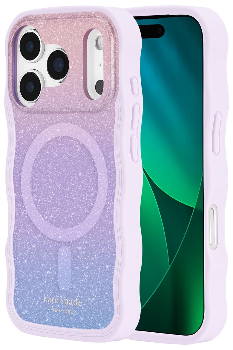 Wavy MagSafe Case, Main, color, Pink Multicolor