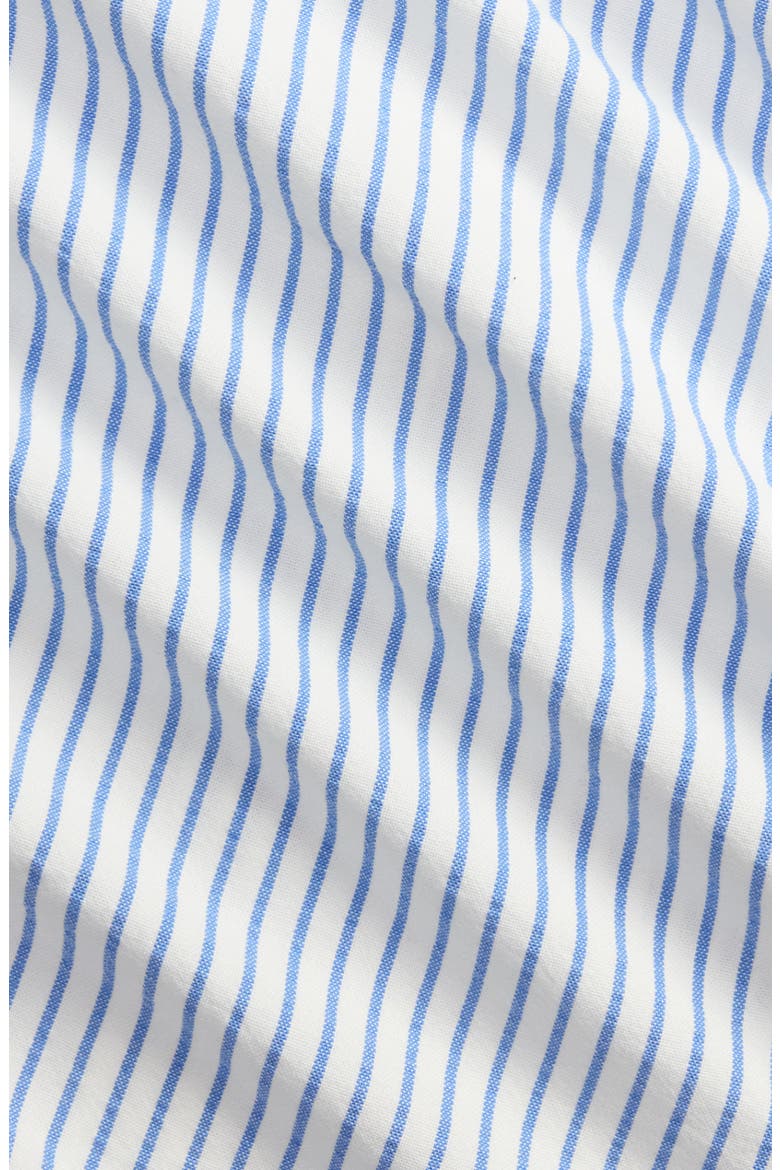 Classic Fit Stripe Seersucker Button-Down Shirt, Alternate, color, WHITE/ BLUE