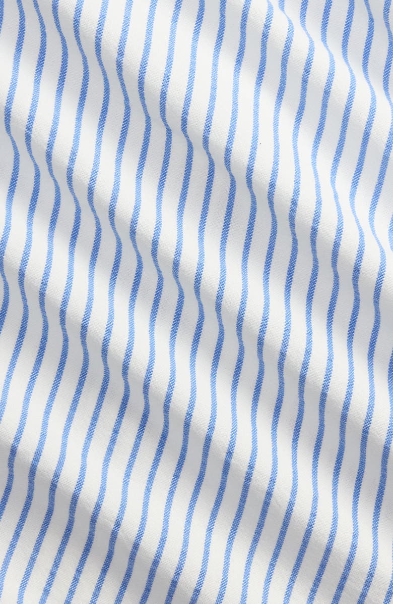 Polo Ralph Lauren Classic Fit Stripe Seersucker Button-Down Shirt, Alternate, color, White/ Blue