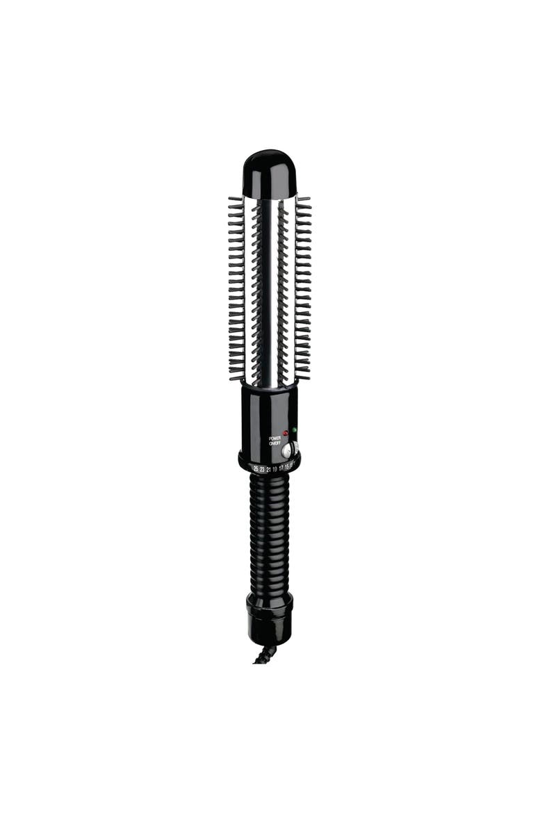 Instant Heat 1-1/4in Hot Styling Brush 25 Heat Settings, Main, color, Black