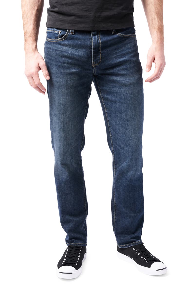 Slim-Fit Performance Stretch Jeans, Main, color, BURKE