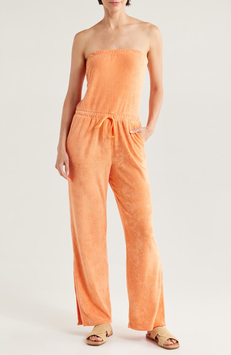 Beyond Yoga Tropez Strapless Jumpsuit, Main, color,