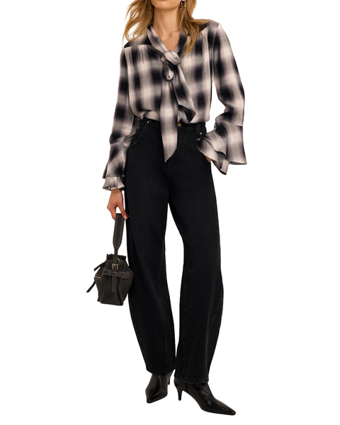 Check Blouse