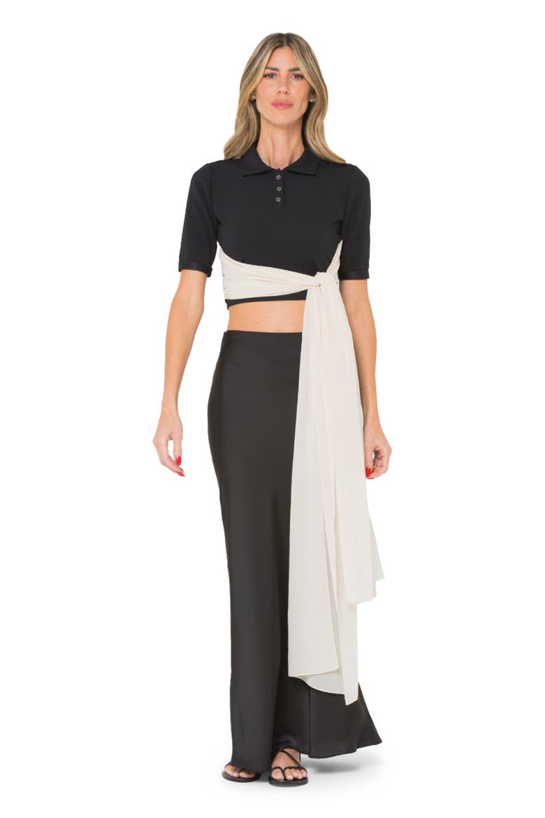 Cella Top, Main, color, Black/Bone