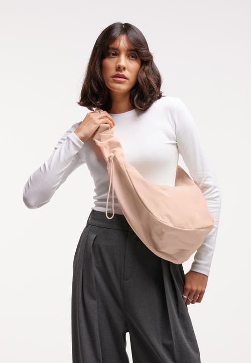 Got Bag Moon Bag Ruffle In White