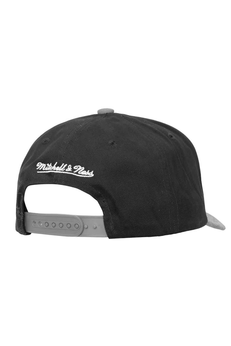 Men's Mitchell & Ness  Black/Gray San Antonio Spurs May Flowers Adjustable Hat, Alternate, color, Black