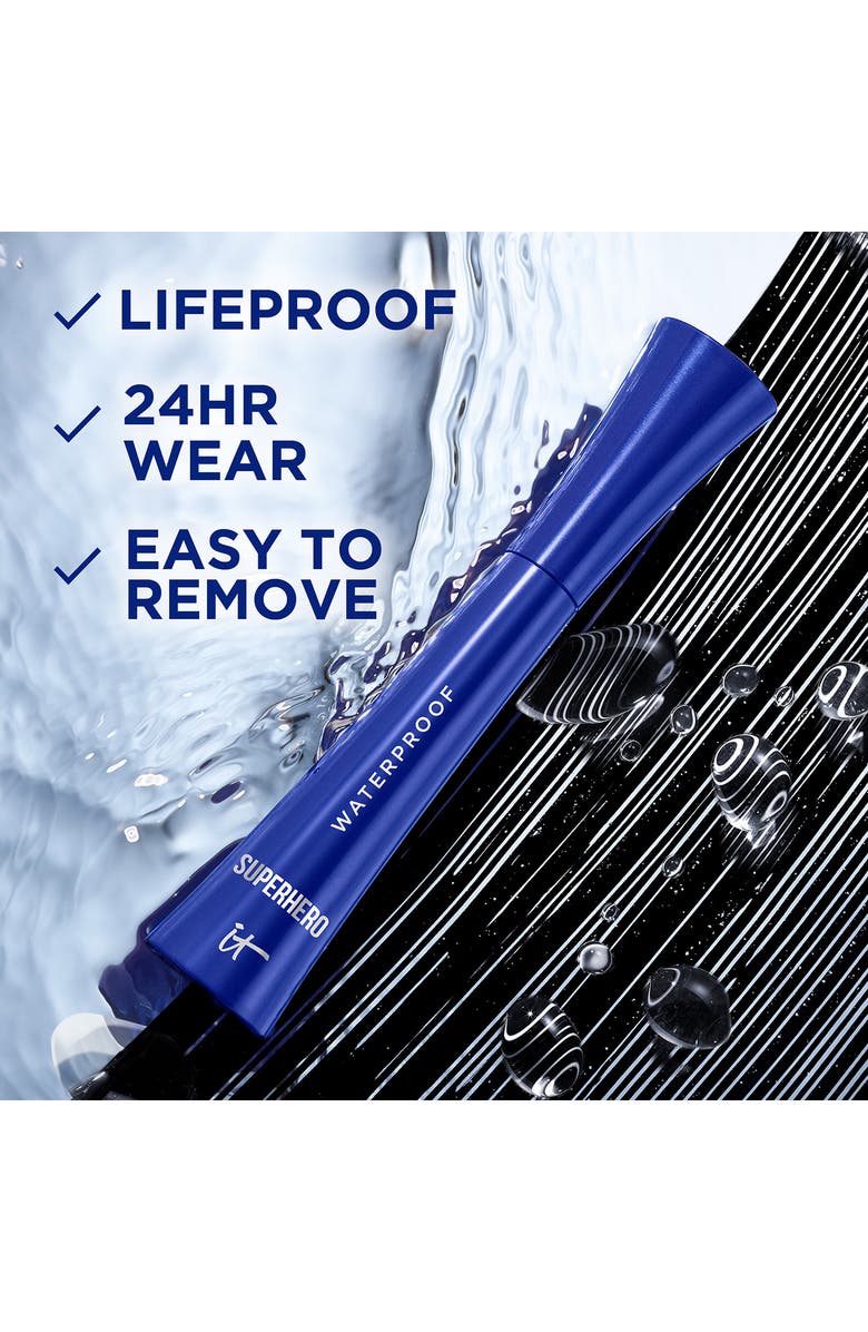 IT Cosmetics Superhero Volumizing Waterproof Mascara, Alternate, color, Black