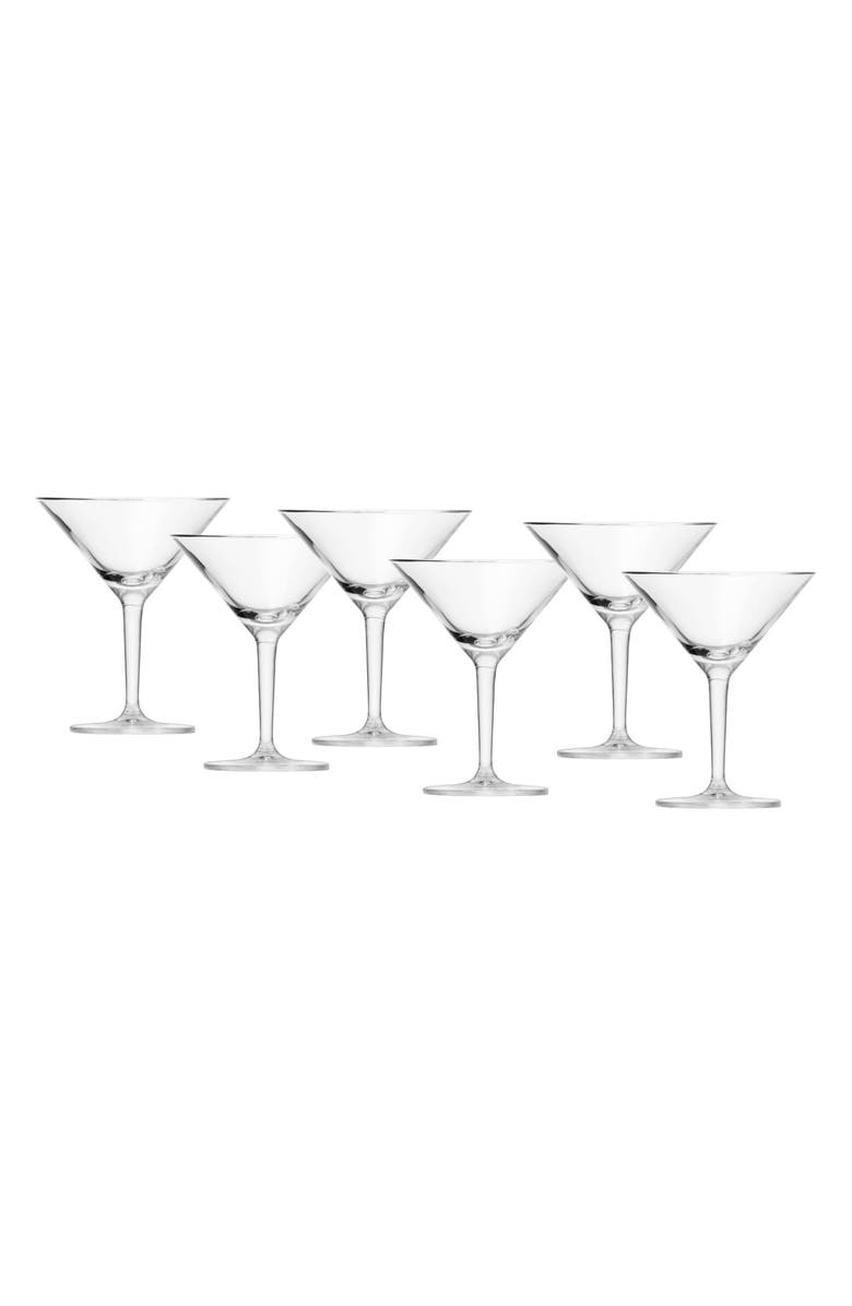 Schott Zwiesel Basic Bar Set of 6 Martini Glasses, Main, color, Clear