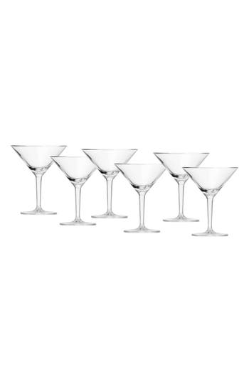 Schott Zwiesel Basic Bar Set Of 6 Martini Glasses In Transparent