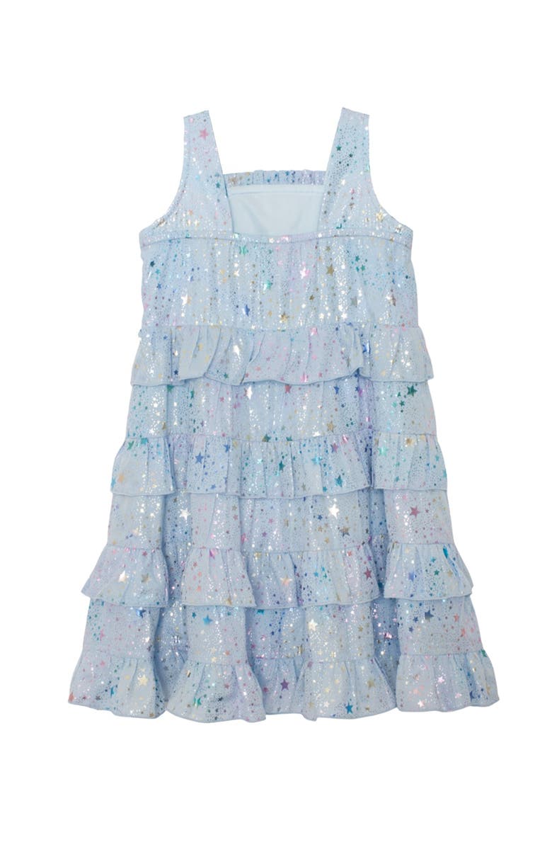 Isobella & Chloe Starry Glitters Tank Dress, Alternate, color, Blue