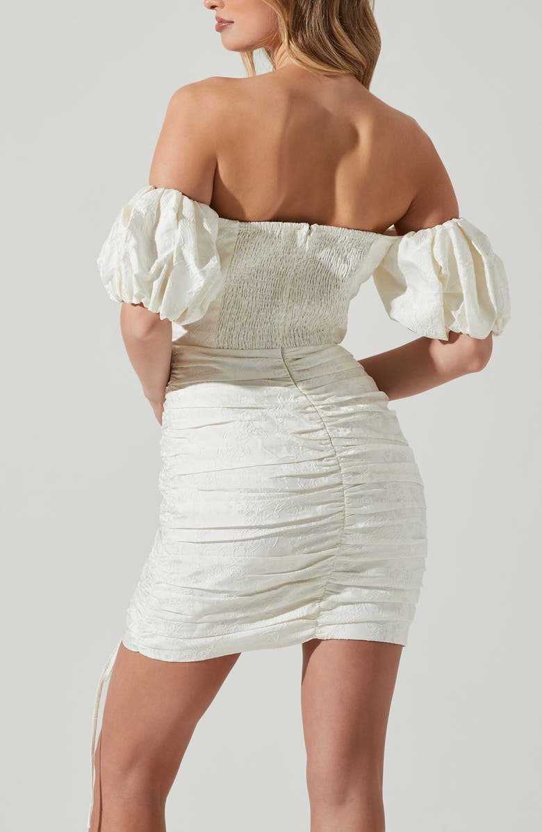 bcbg lace inset dress Stretch Lace Bubble Dress – BCBGMAXAZRIA main image 0