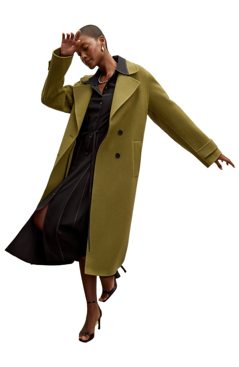 M.M.LaFleur Pepper Dress - Washable Silk Top Stitch, Alternate, color, Black