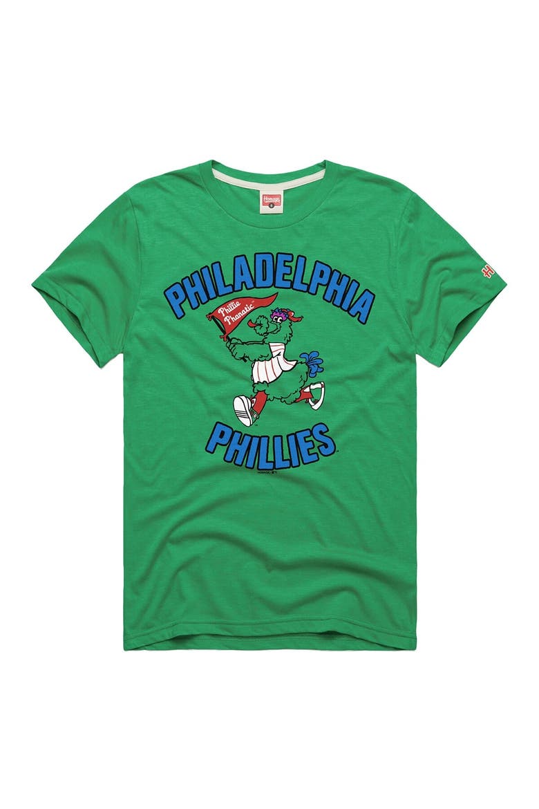 Men's Homage  Green Philadelphia Phillies Hyper Local Tri-Blend T-Shirt, Alternate, color, Green