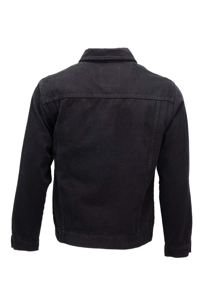 Denim Jacket, Alternate, color, JET BLACK