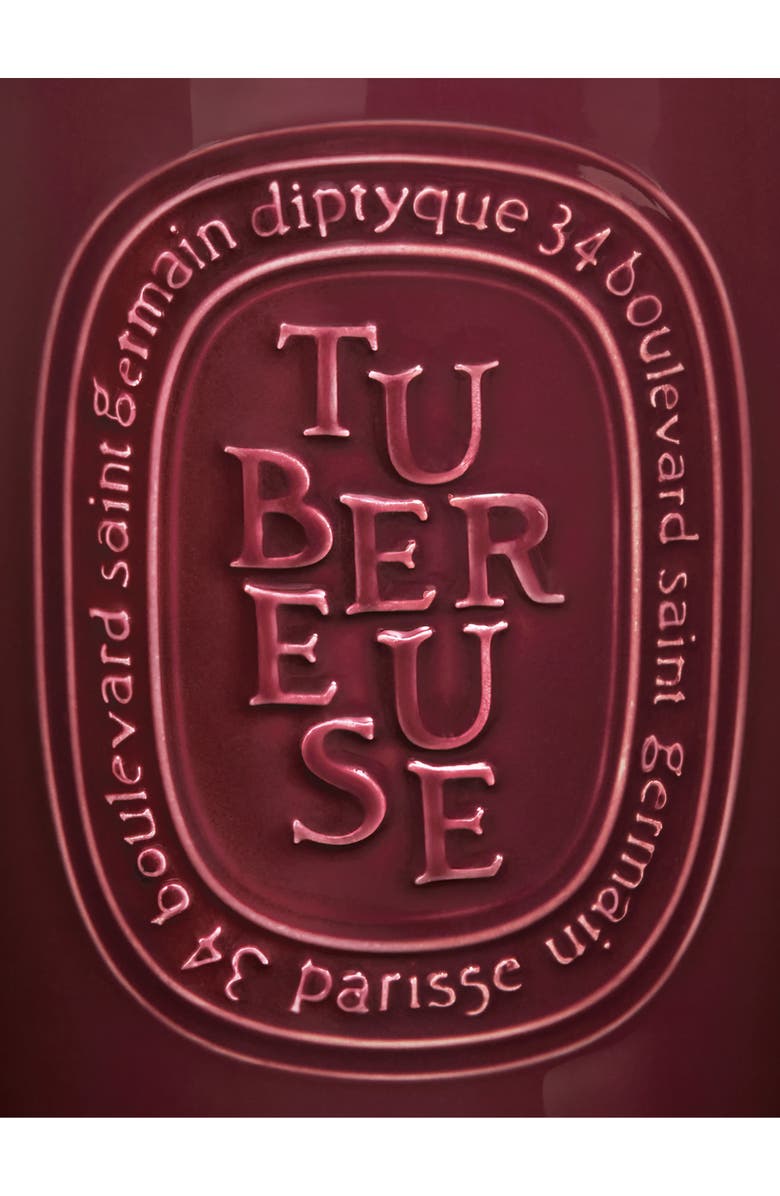Diptyque Tubéreuse (Tuberose) Large Scented Candle, Alternate, color, Red Vessel