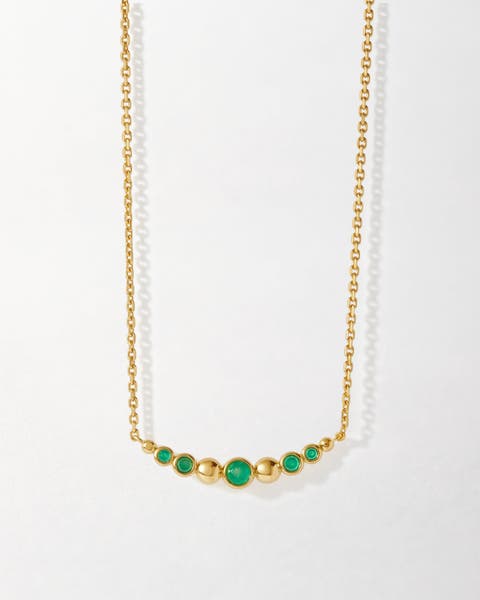 Serena Green Onyx Necklace