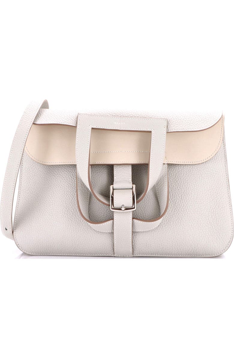 Pre-Owned Hermes Halzan Bag Clemence 31, Main, color, Gris Perle