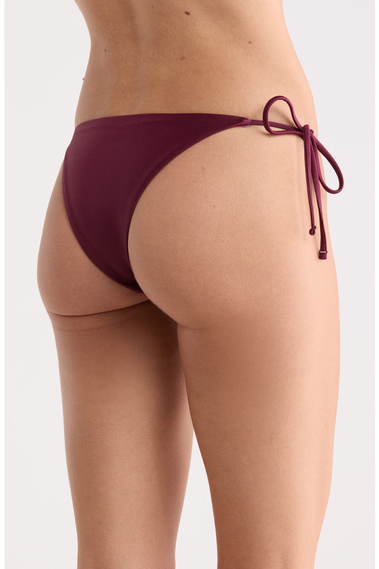 Sunning Side Tie Bikini Bottoms, Alternate, color, PINK