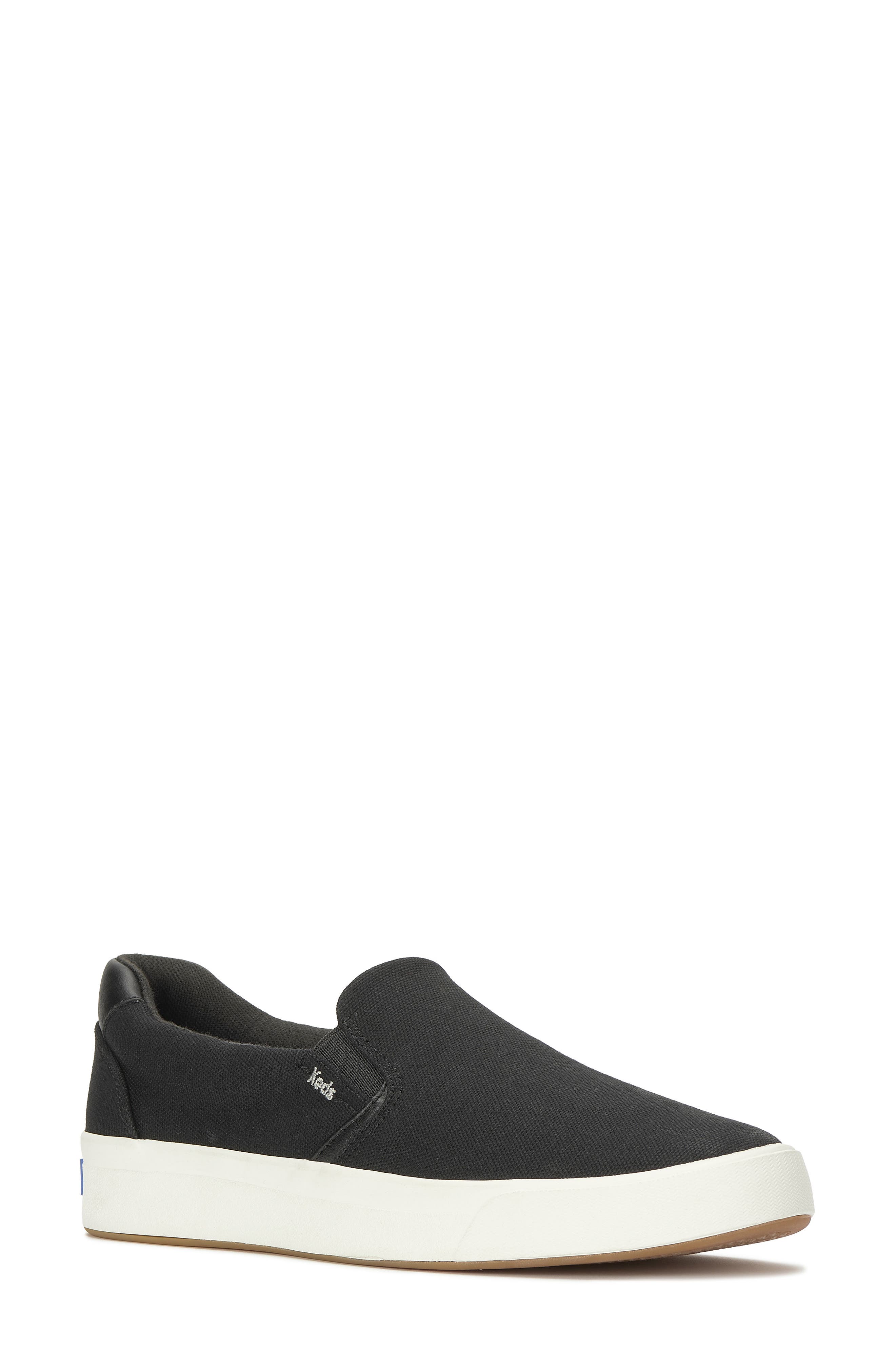 Pursuit Slip-On Sneaker, Main, color, BLACK