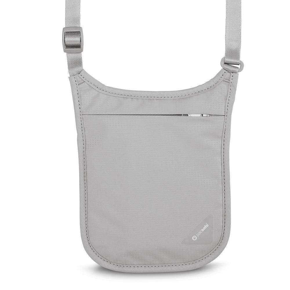 Coversafe V75 RFID Blocking Neck Pouch Neutral Grey, Main, color, Neutral Grey