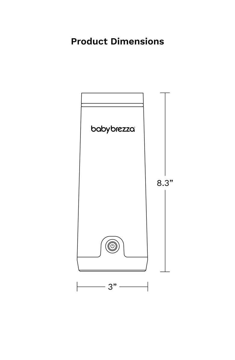 BABY BREZZA Travel & Portable Bottle Warmer, Alternate, color, Black