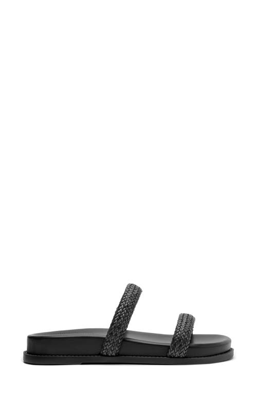 Schutz Ruby Sporty Slide Sandal In Black