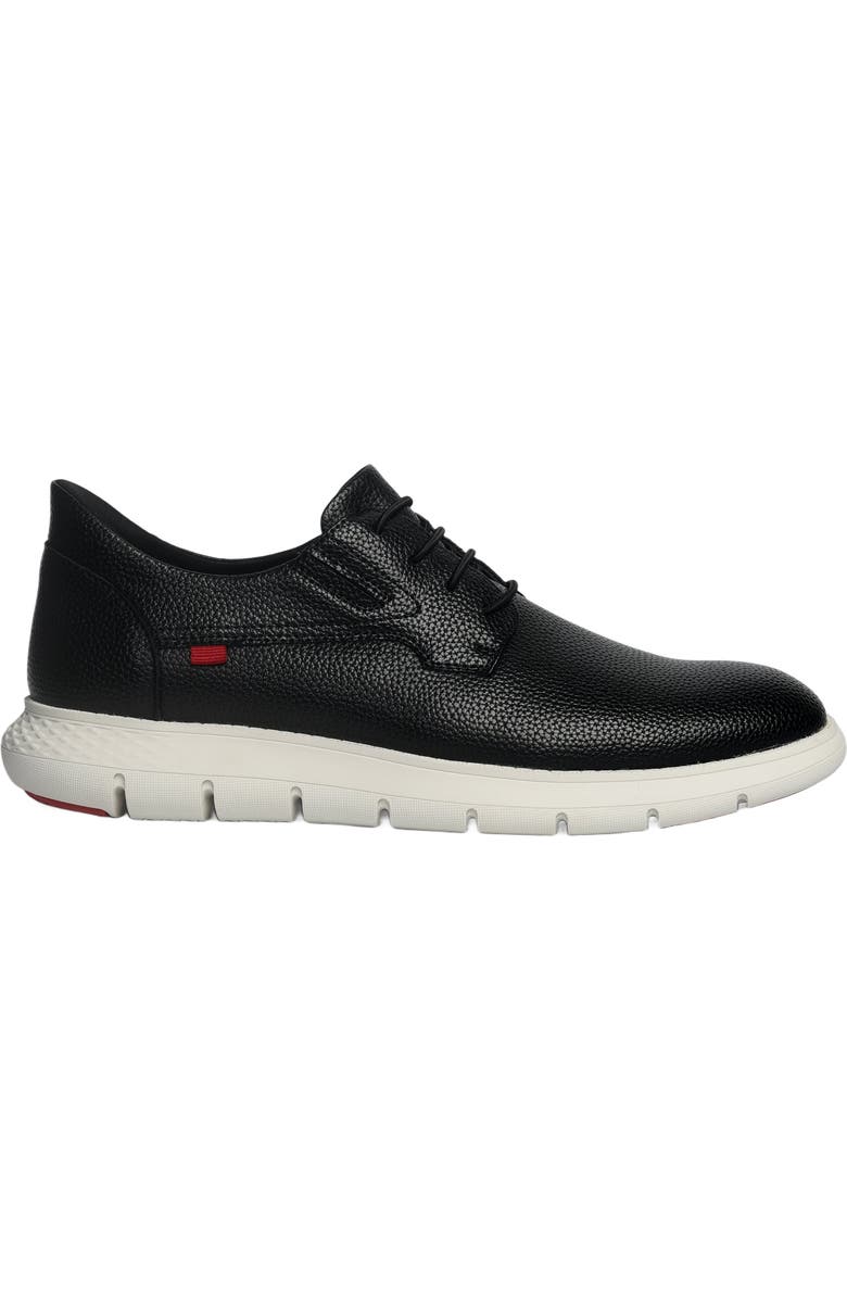 Marc Joseph New York Brooks Hands Free Technology Leather Plain Toe Casual Oxford, Alternate, color, Black Grainy Leather