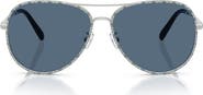 Tory Burch 60mm Pilot Sunglasses