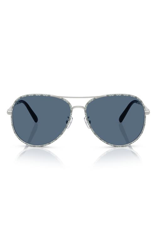 Tory Burch 60mm Pilot Sunglasses