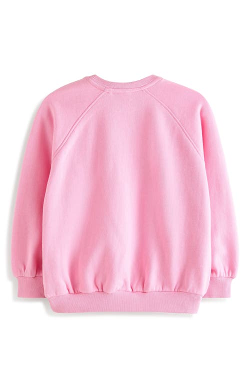 Next Kids' Amour Sequin Embellished Graphic Sweatshirt In Pink