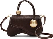 Cult Gaia Kazia Nano Calf Hair Crossbody Bag