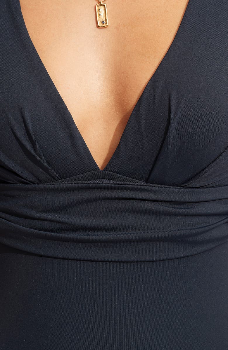 Seafolly Collective Crisscross One-Piece Swimsuit, Alternate, color, True Navy