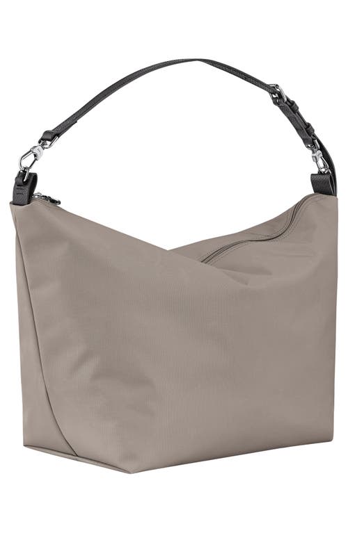 Longchamp Medium Le Slouch Hobo Bag In Gray