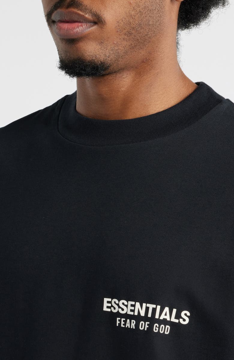 Fear of God Essentials Classic Fit Logo Graphic T-Shirt, Alternate, color, Vintage Black