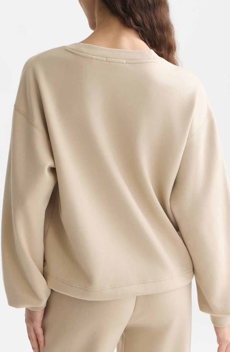 Scotch & Soda V-Neck Sweatshirt, Alternate, color, Doeskin