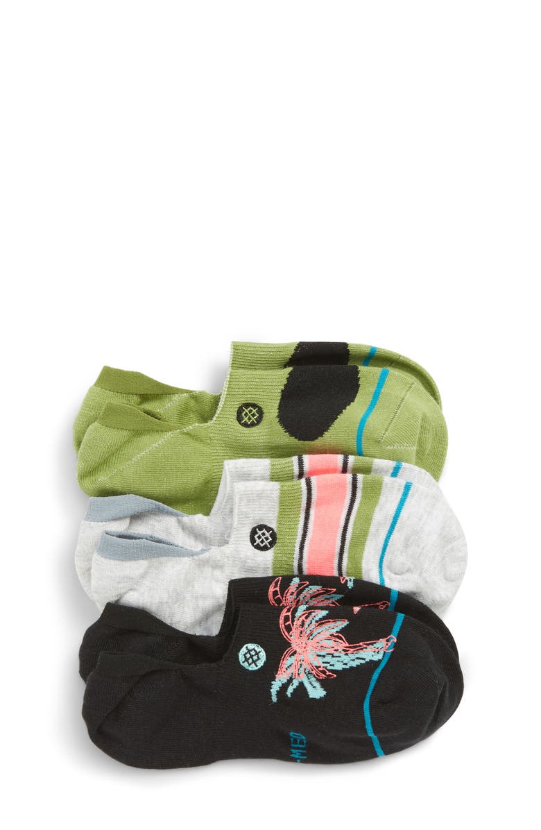 Stance NotSoBasic 3-Pack Low Socks, Main, color,