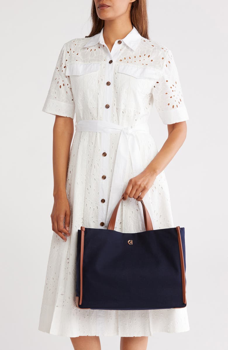 Cole Haan Montecito Canvas Tote Bag, Alternate, color,