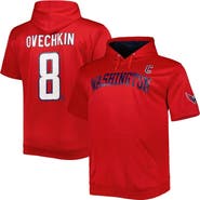 FANATICS Men's Fanatics Branded Alexander Ovechkin Red Washington Capitals Big & Tall Captain Patch Name & Number Pullover Hoodie