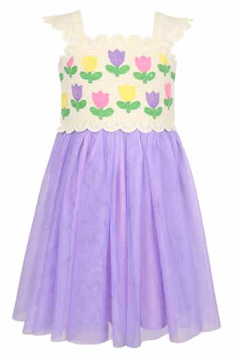 Zunie Kids' Tulip Crochet Dress