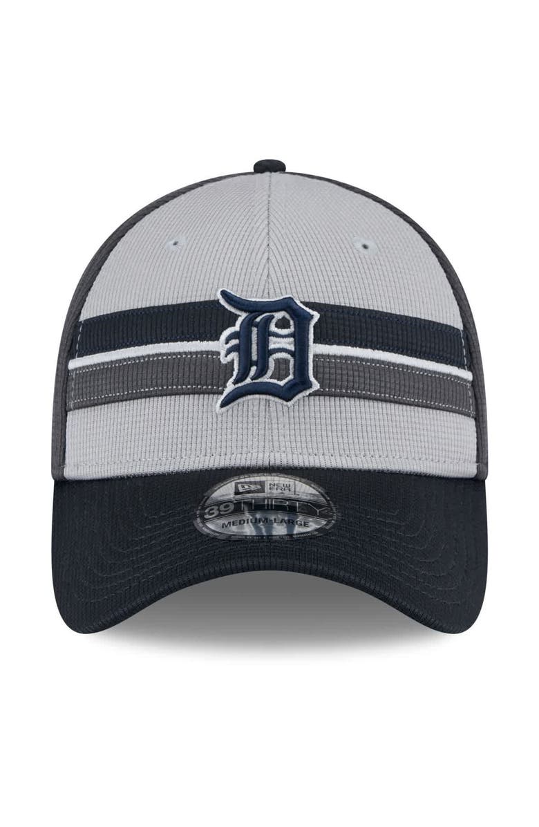 New Era Men's New Era  Gray/Navy Detroit Tigers 2025 Batting Practice 39THIRTY Flex Hat, Alternate, color, 
