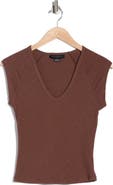 Sanctuary Raglan Sleeve V-Neck Top