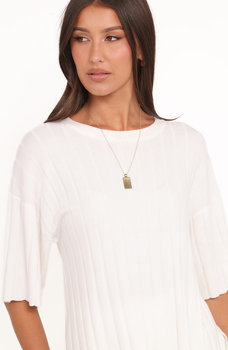 Petal & Pup Alix Ribbed Sweater & Pants Set, Alternate, color, Cream