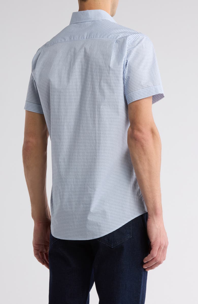 Rodd & Gunn Ness Street Short Sleeve Button-Up Shirt, Alternate, color, Pacific Blue