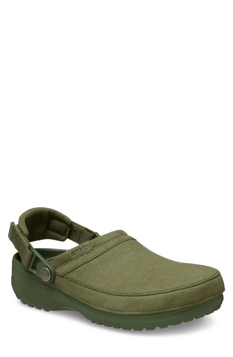 Classic Crafted Faux Suede Clog