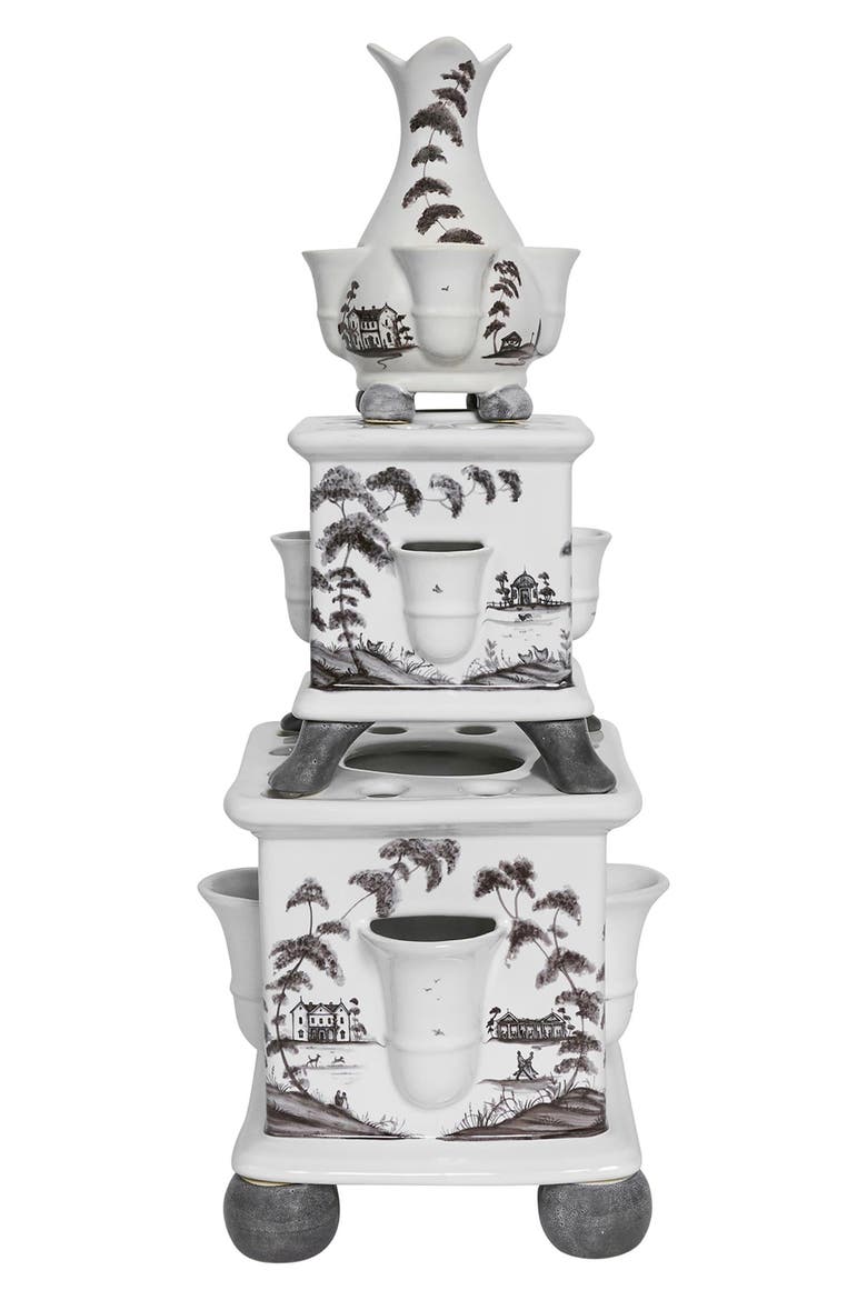 Country Estate 11" Tulipiere Tower, Alternate, color, FLINT GREY