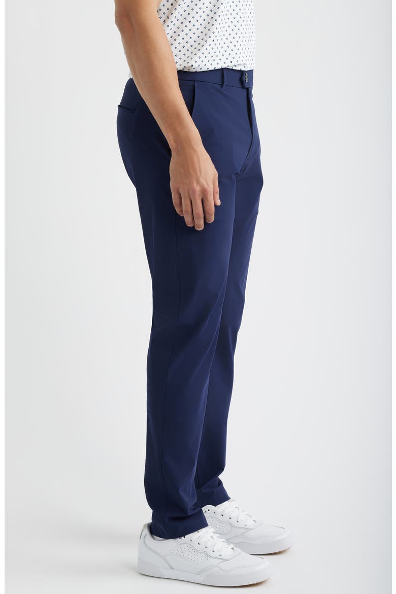 Monkauk Trim Fit Flat Front Golf Pants, Alternate, color, MALTESE BLUE