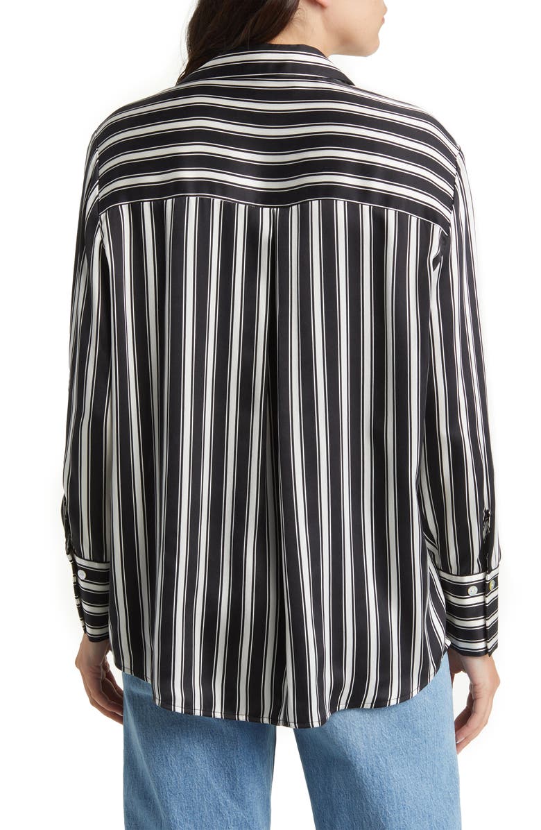 Rails Ledger Stripe Silk Shirt, Alternate, color,