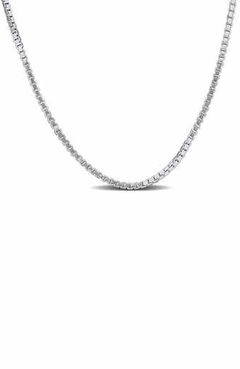 Box Link Chain Necklace, 1.10mm