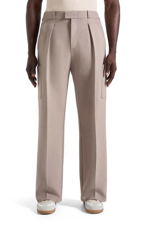 Luca Relaxed Fit Pleated Pocket Trousers